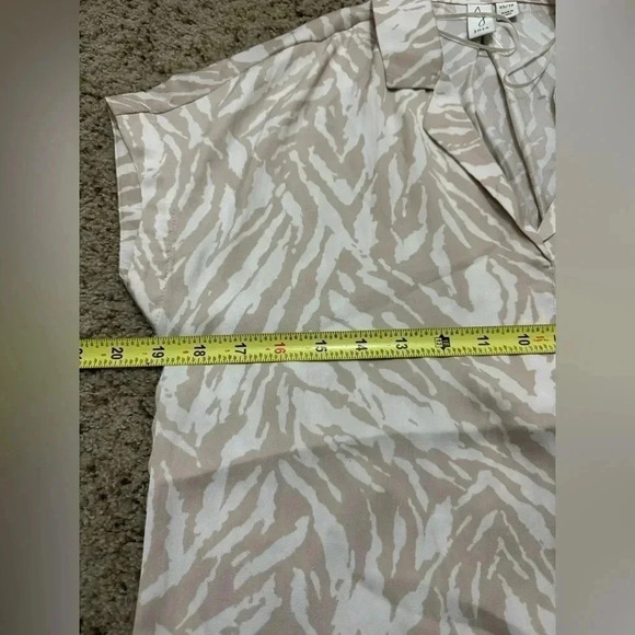 NWT JOIE Tiger Print Dolman Short Sleeve Soft Flowy Lightweight Blouse Top XS - Picture 6 of 7